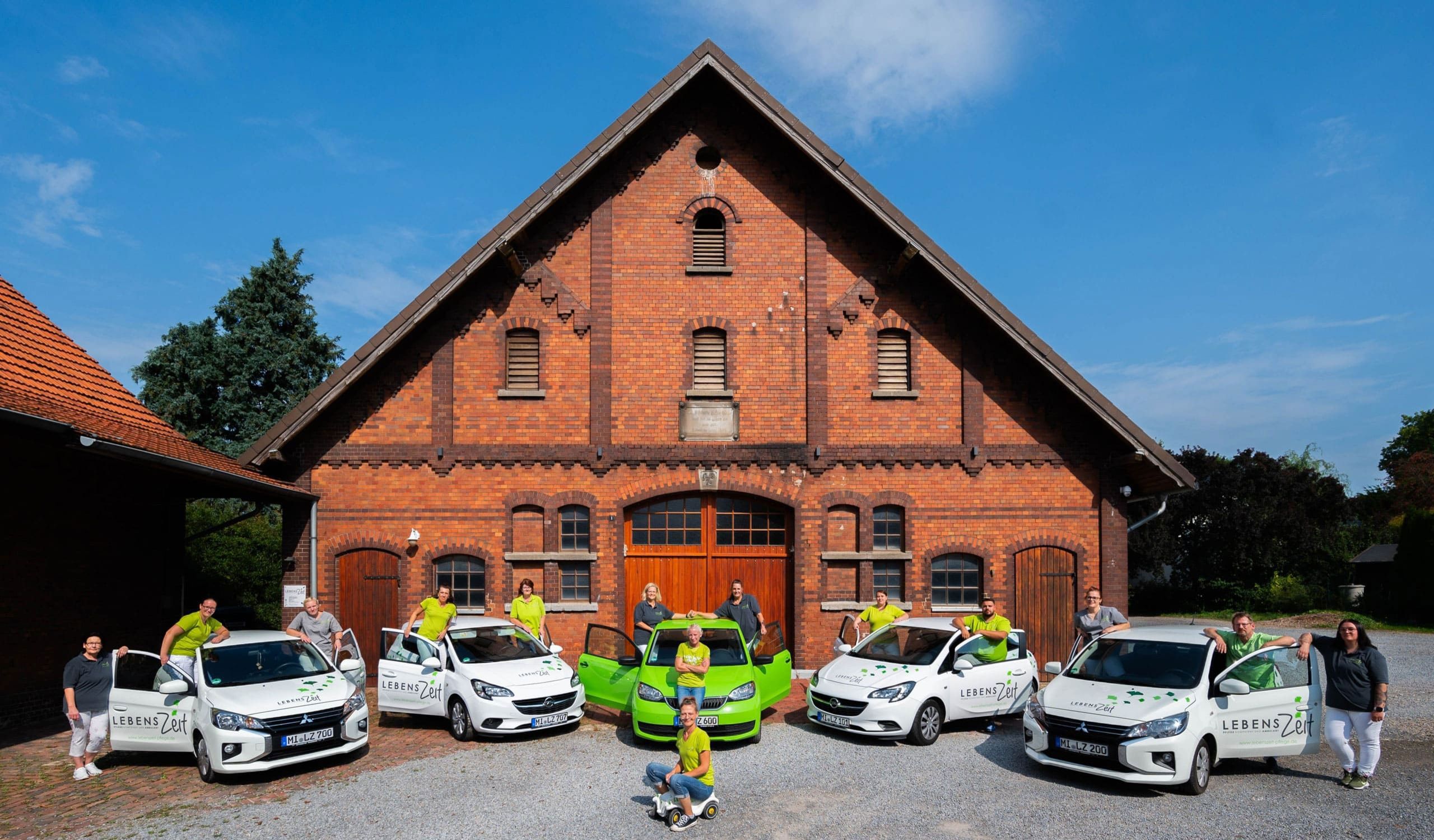 Das Team vom Pflegedienst LebensZeit
